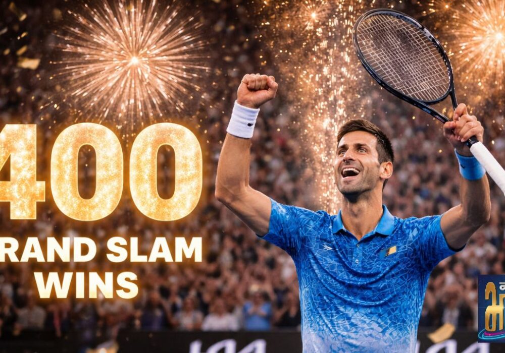 जोकोविच ग्रैंड स्लैम में 400वीं जीत