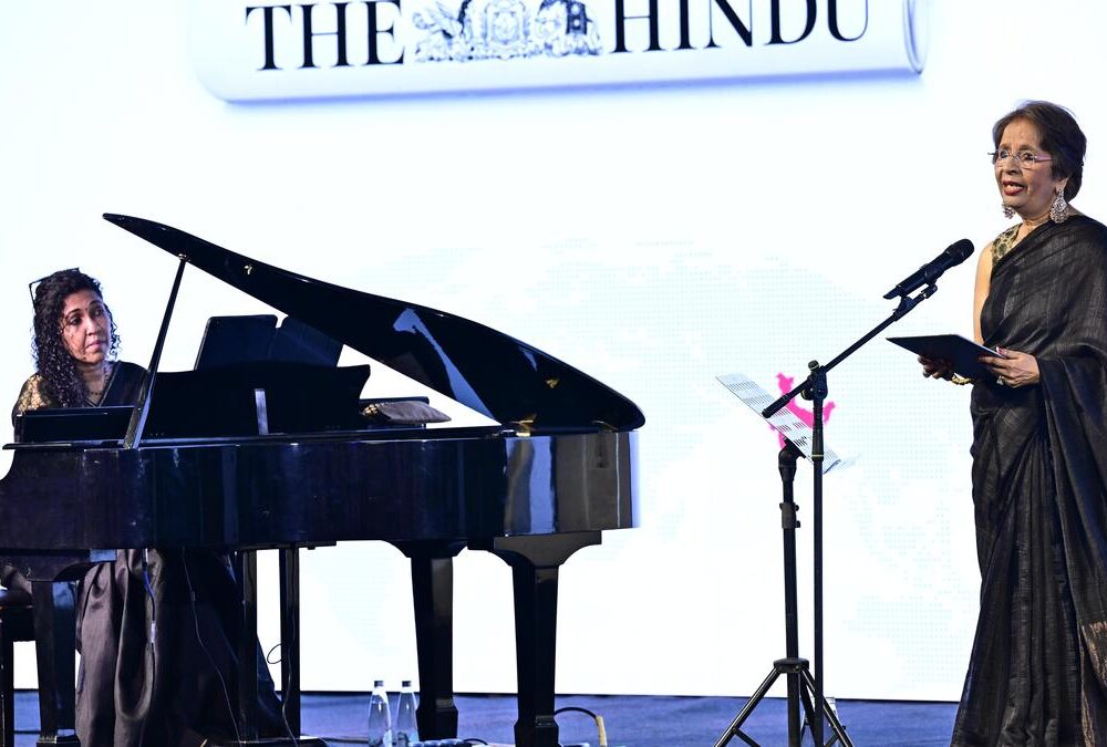 The Hindu Huddle concludes with evocative musical performance by former diplomat Nirupama Rao
