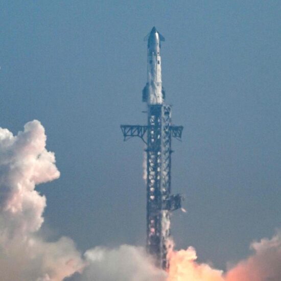 SpaceX launches its biggest, most beefed-up Starship yet on test flight