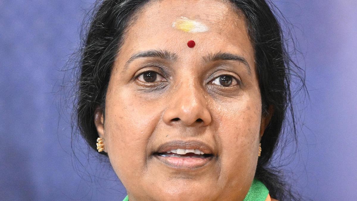 Vanathi Srinivasan criticises Tamil Nadu government over safety of women, law and order situation