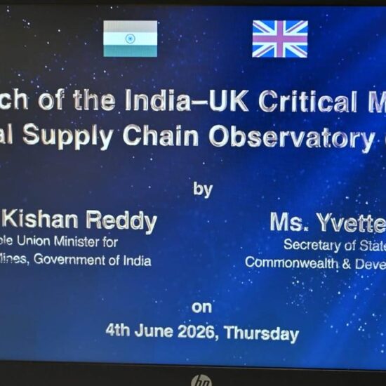 India, U.K. launch Critical Minerals Global Supply Chain Observatory for improved cooperation, tech-sharing