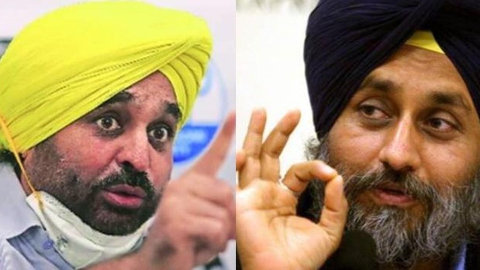 AAP vs Akali Dal flares as Sukhbir Badal makes ‘Dharam Yudh Morcha’ pitch against Bhagwant Mann