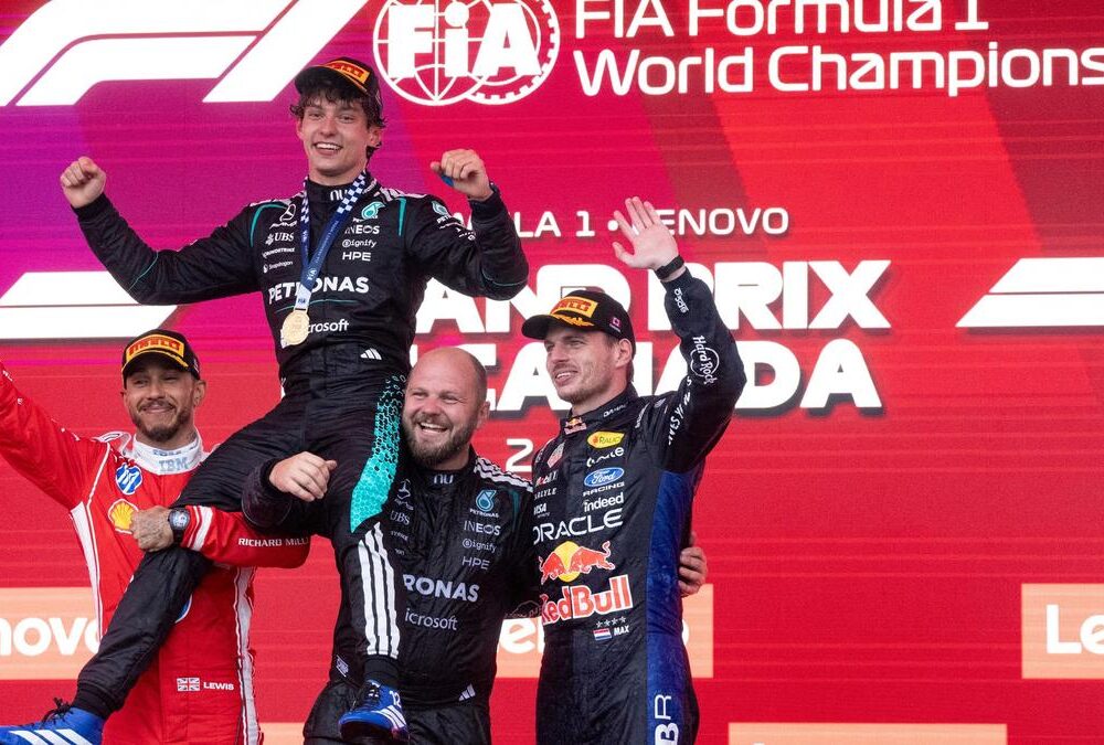 Mercedes teen star Kimi Antonelli wins the Canadian GP for his 4th straight F1 victory