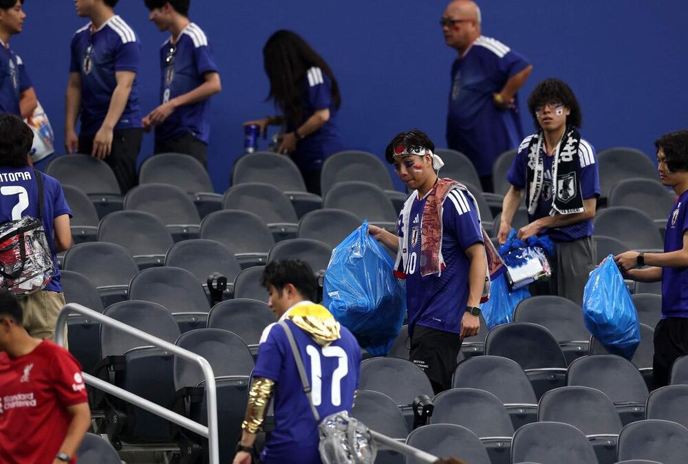 World Cup 2026: 'This is our culture,' say Japan fans as they clean up stadium after Netherlands game